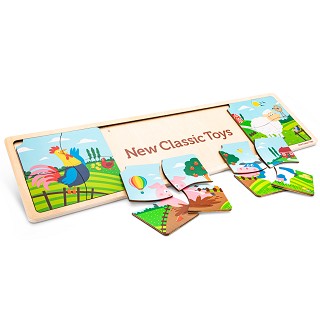 Farm puzzle - 4-in-1